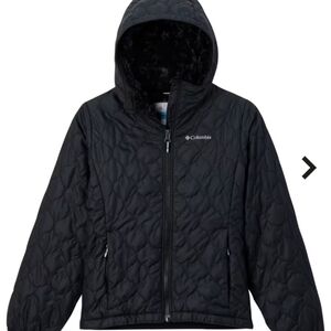 Columbia Girls BELLA plush II Jacket - Black- NWOT